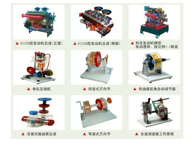 汽车部件透明教学模型